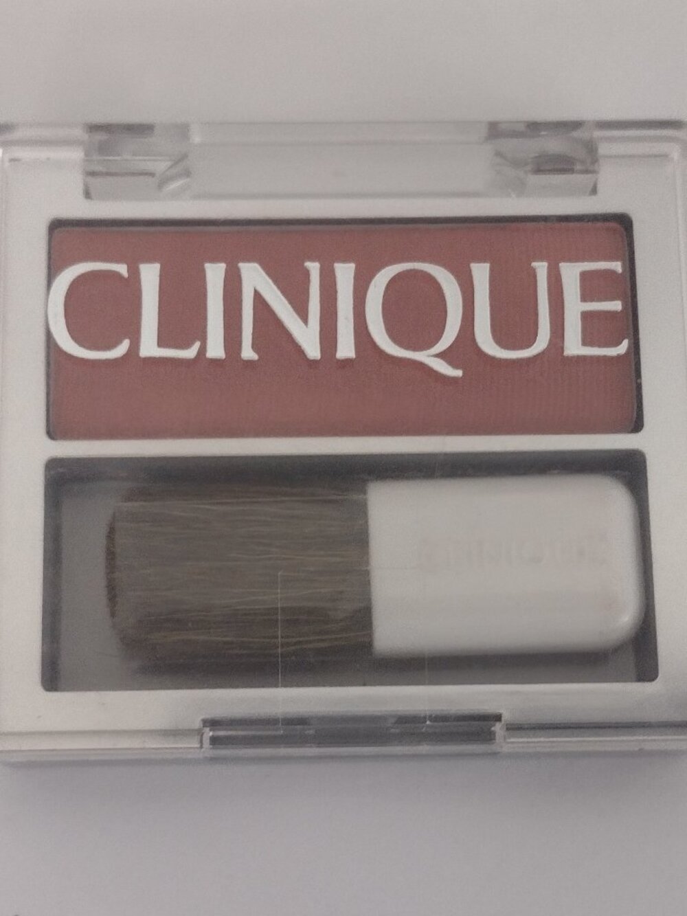 Clinique Soft-Pressed Powder Blusher "New Clover" with brush 0.07oz 2g NEW